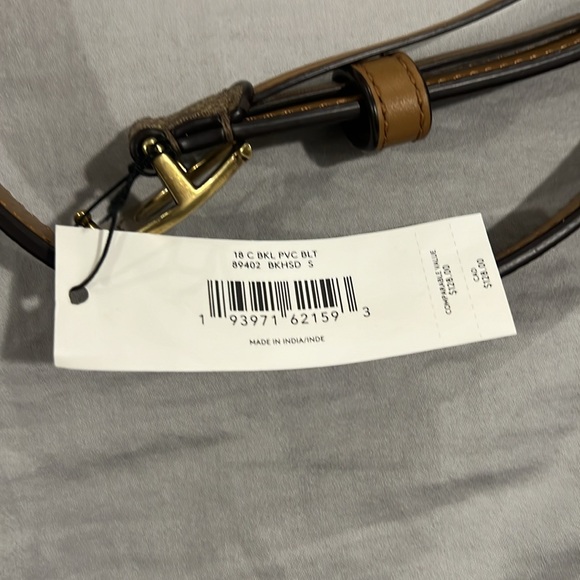 COACH Signature Buckle Belt, 18 Mm - Picture 2 of 4